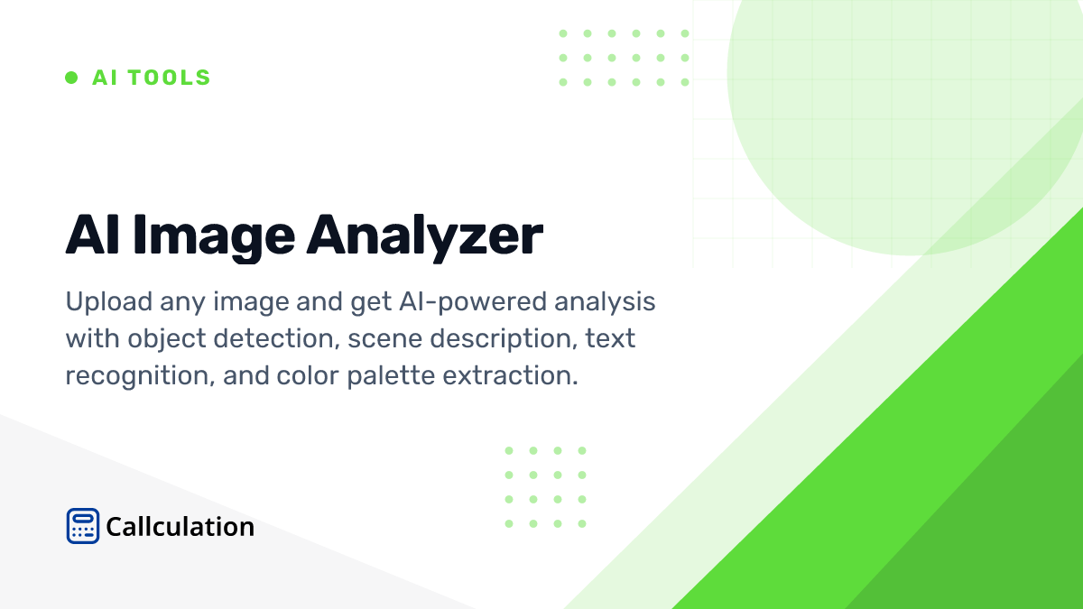 Free AI Image Analyzer | Object & Scene Detection